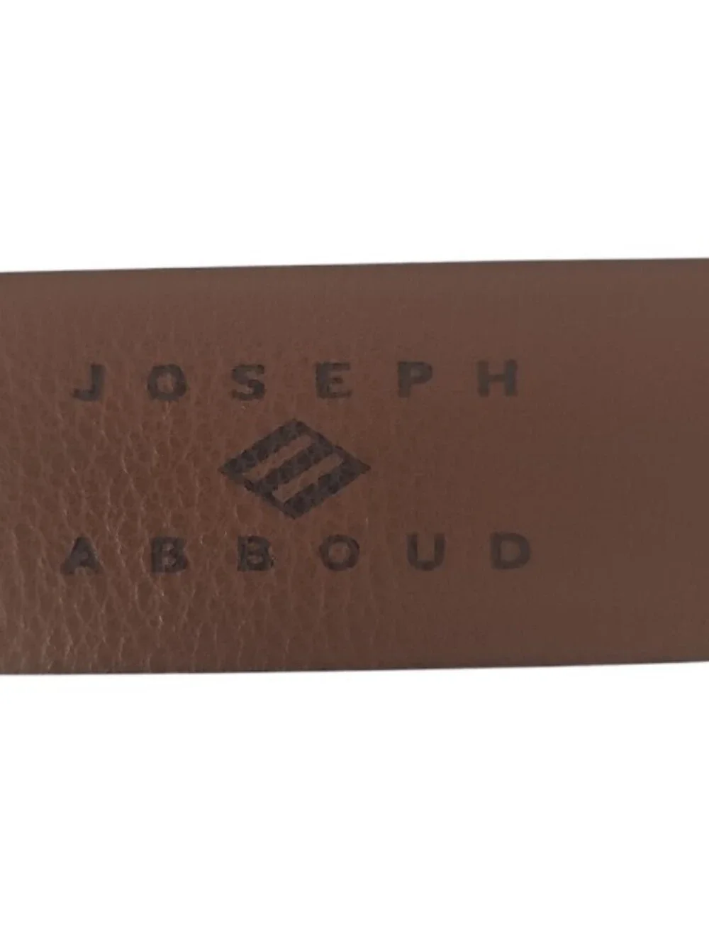 Joseph Abboud Italian Leather Belt Men 44 Brown Dress Casual Handcrafted Italy